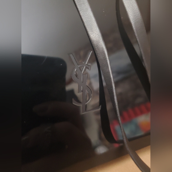 Yves Saint-Laurent YSL Plexi Minaudière Make-up Clutch Used - Picture 5 of 7